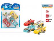 COCHES POLICIA 4 PULL BACK SPEED&GO     