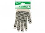 GUANTES JUPITER ALGODON PUNTOS DOBLE CARA TALLA 9  