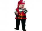 DISFRAZ PIRATA BEBE TALLA 07-12 MESES           