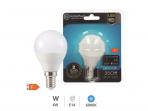 BOMBILLA E14 LED ESFERICA 4W 6000K HOMEPLUSS        