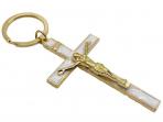 LLAVERO COMUNION CRUZ BLANCA 11cm           