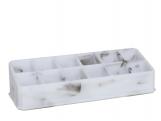 ORGANIZADOR PINTALABIOS MARBLE 17x6x4cm�