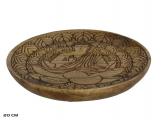 PLATO TALLADO BUDA 20cm                 