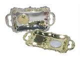 BANDEJA BODA 2923 PLATA COLOR ORO 12x6cm*50#* 