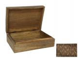 CAJA MADERA ZIGZAG 21,5x14x7cm          