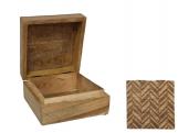 CAJA MADERA ZIG ZAG 14x14x7cm           