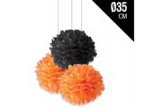POM POM PAPEL REDONDO NA Y NEGRO  SURTIDO A ELEGIR 1 (8)48)  
