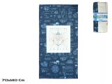 TOALLA RECTANG 140x70cm POLIESTER  SURTIDO A ELEGIR 1 {  