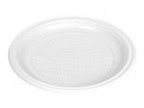 PLATO LLANO REDONDO BLANCO DIAMETRO 22cm REUTILIZABLE 10 Unidades {    