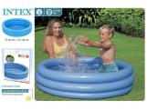 PISCINA HINCHABLE 3 AROS 114x25cm AZUL