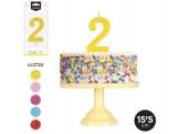 VELA GRANDE N�2 GLITTER  SURTIDO A ELEGIR 1              