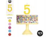 VELA GRANDE N�5 GLITTER  SURTIDO A ELEGIR 1              