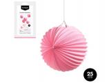 FAROLILLO PAPEL ROSA PASTEL DIAMETRO 25cm{ 5#12