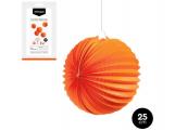 FAROLILLO PAPEL NARANJA DIAMETRO 25cm{     5#12