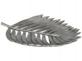 BANDEJA HOJA ATOM PLATEADA 28x19cm�     