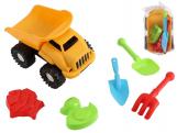 CAMION CONJUNTO PLAYA 6 PIEZAS 25x15x16cm{   