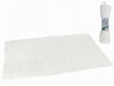 ALFOMBRA BA�O CHENILLA 45x75cm BLANCO       