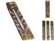 PORTA INCIENSO TRIBAL 25,4x3,5cm  SURTIDO A ELEGIR 1     