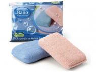ESPONJA BA�O RIZO 2 Unidades 13x9cm =100392=