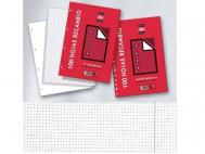 PAPEL RECAMBIO FOLIO 3mm 80 HOJAS 4 TALADROS    005837