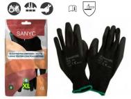 GUANTES SANYC POLIURETANO SOPORTE TEXTIL TALLA XL       
