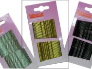 HORQUILLAS COLOR ORO 48 Unidades BLISTER                 