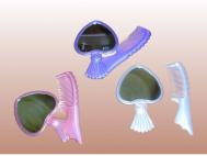 ESPEJO CORAZON CON PEINE BLISTER 13x9  SURTIDO A ELEGIR 1  