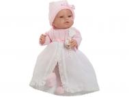 BEBE RECIEN NACIDA 42cm VESTIDO  CON FALDON EN ESTUCHE        