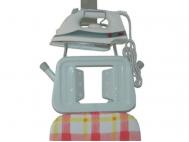 SOPORTE TABLA PLANCHAR CROMADO CAJA 30x11cm 
 Para colgar la plancha y la mesa de planchar detr�s de la puerta                                                                                                                                                                                               