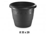 MACETA PLASTICO LIMA REDONDA LOUNGE GARDE 35cm