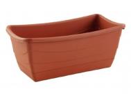 JARDINERA PLASTICO DALIA  CON PLATO 26cm       