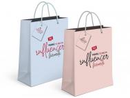 BOLSA PAPEL REGALO MAMA INFLUENCE 23x18x10cm  SURTIDO A ELEGIR 1 