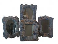 ESPEJO RESINA 21x17cm 4 SURTIDO A ELEGIR 1            