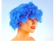 PELUCA RIZOS AZUL PVC ADULTO  =502838=  