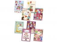 TARJETA INVITACIONES  CON SB.13,5x9,5cm 6 Unidades STYLE  SURTIDO A ELEGIR 1    