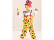 DISFRAZ PAYASO TOPOS TALLA 07-10 A�OS         