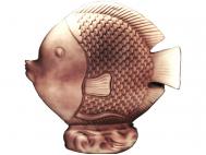 FIGURA PEZ DE BARRO 47x47cm           