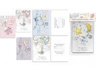 TARJETA INVITACIONES BAUTIZO  CON SB.2 Unidades 16x11cm  SURTIDO A ELEGIR 1     