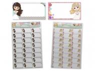 ETIQUETAS IMPRESORA NI�A COMUNION 70x37cm  SURTIDO A ELEGIR 1     