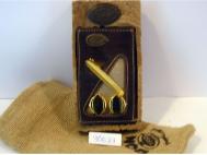 LLAVERO PIEL PILLA CORBATA  CON GEMELOS   