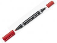 ROTULADOR STAEDTLER_LUMOCOLOR 348 DUO ROJO   