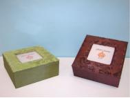 JOYERO FLOCADO PORTAFOTOS 18x18x8  SURTIDO A ELEGIR 1          