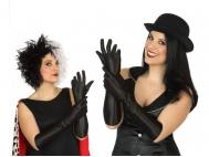 GUANTES NEGROS 40cm                    �