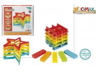 100 BLOQUES MADERA COLORES WOOMAX          