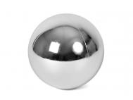 BOLA NAVIDAD BRILLO PLATA 15cm         