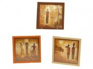 CUADRO OCRE 17x17cm  SURTIDO A ELEGIR 1             