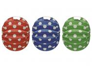 FAROLILLO ESFERICO 22cm UNICOLOR 12 Unidades         