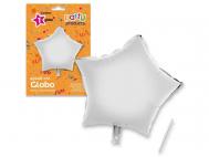 GLOBO POLIAMIDA ESTRELLA PLATA 49x46cm 