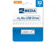 MEMORIA USB  32GB MYMEDIA METAL 2.0    