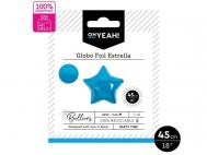 GLOBO POLIAMIDA ESTRELLA AZUL METALIZ 45cm